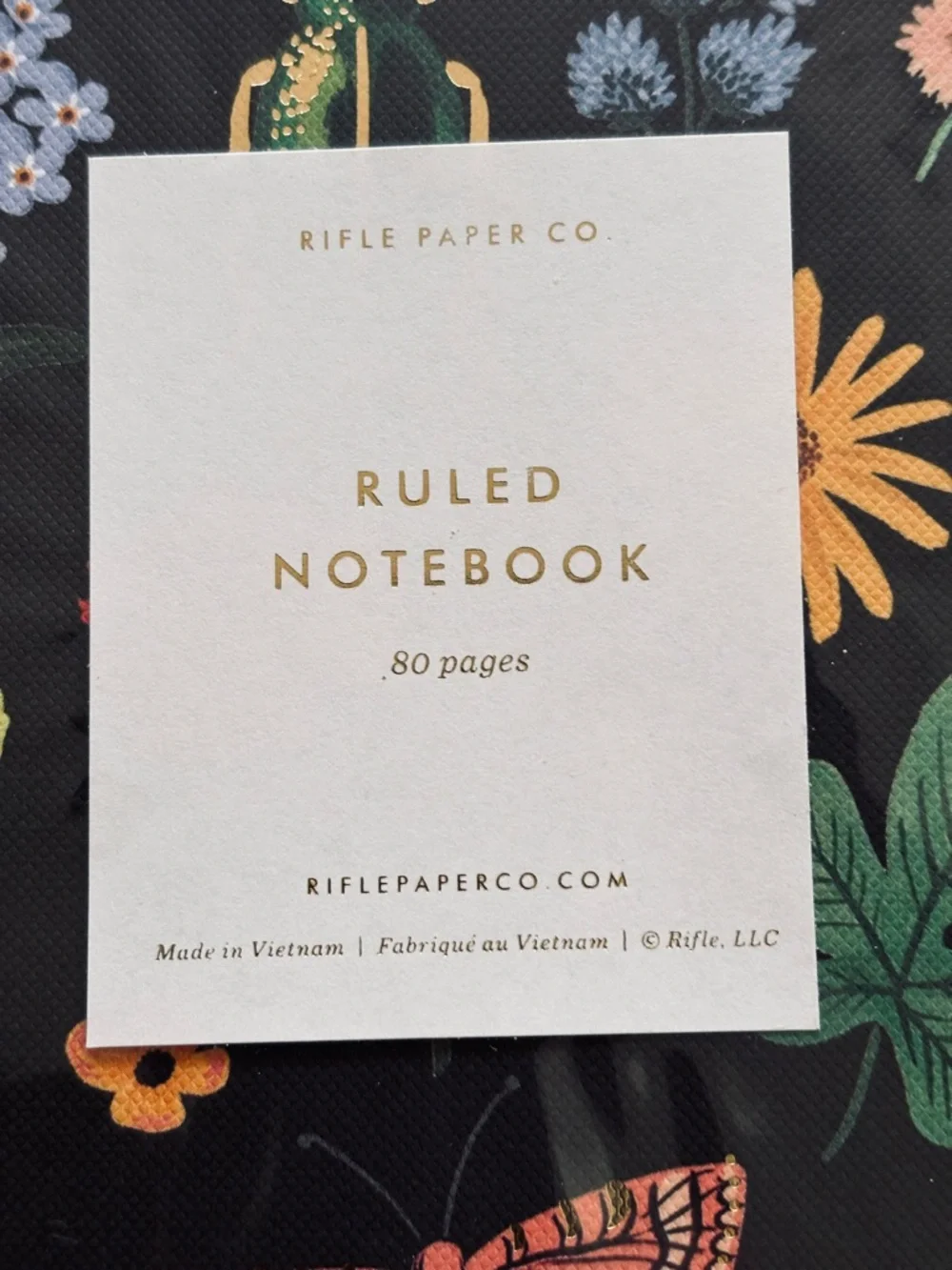 NWT Rifle Paper Co. Notebook - Picture 4 of 5